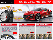 Tablet Screenshot of discount-tyre-centre.co.uk